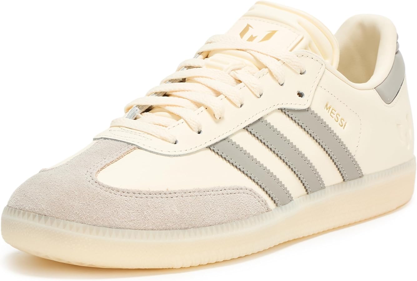 Amazon | adidas メンズ サンバメッシ, クリームホワイト/ライト